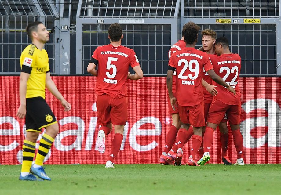 [图]德甲-基米希巨人球破门 拜仁1-0多特逾越7分